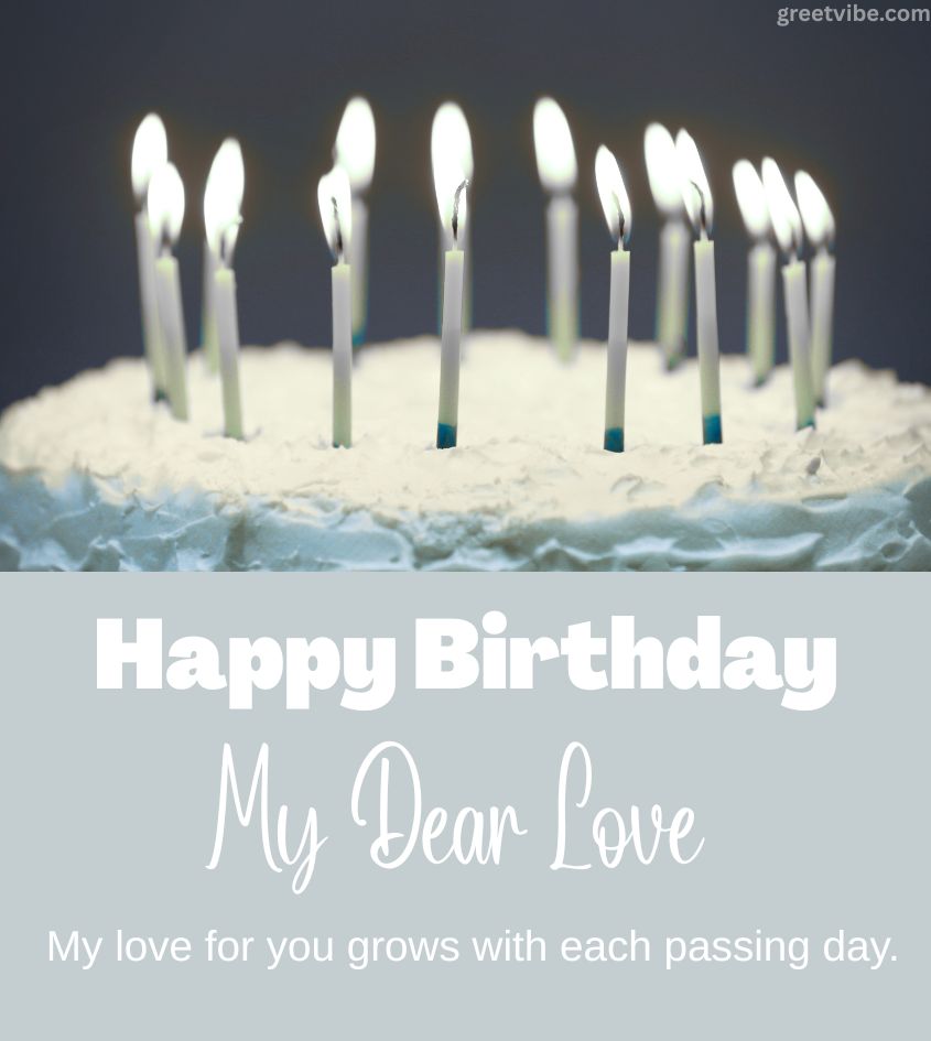 Happy Birthday Wishes for Boyfriend With Cake