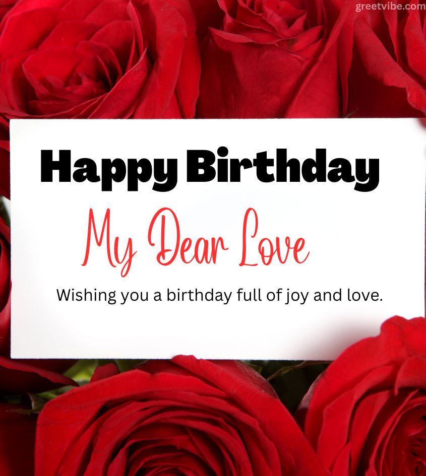 Birthday Wishes for Boyfriend with love