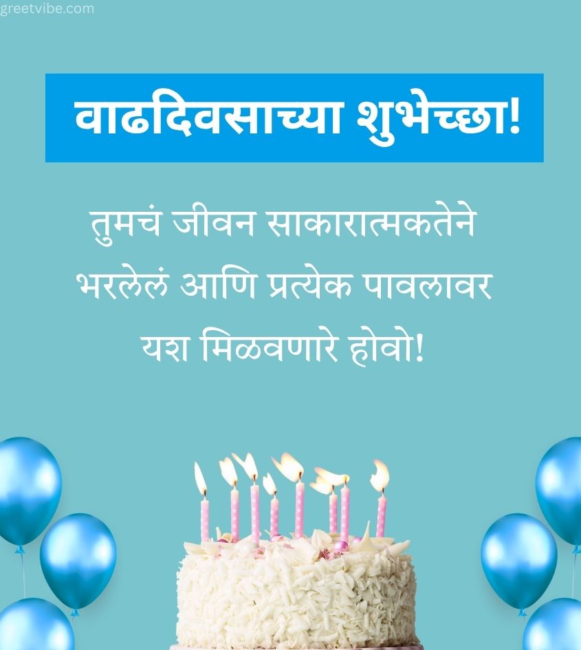 Birthday Images in Marathi for Whatsapp Status