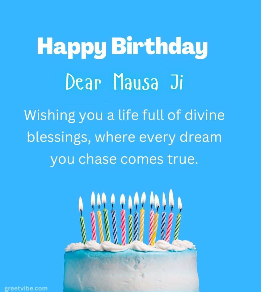 Birthday Wishes for Mausa Ji with Inspiring Quotes