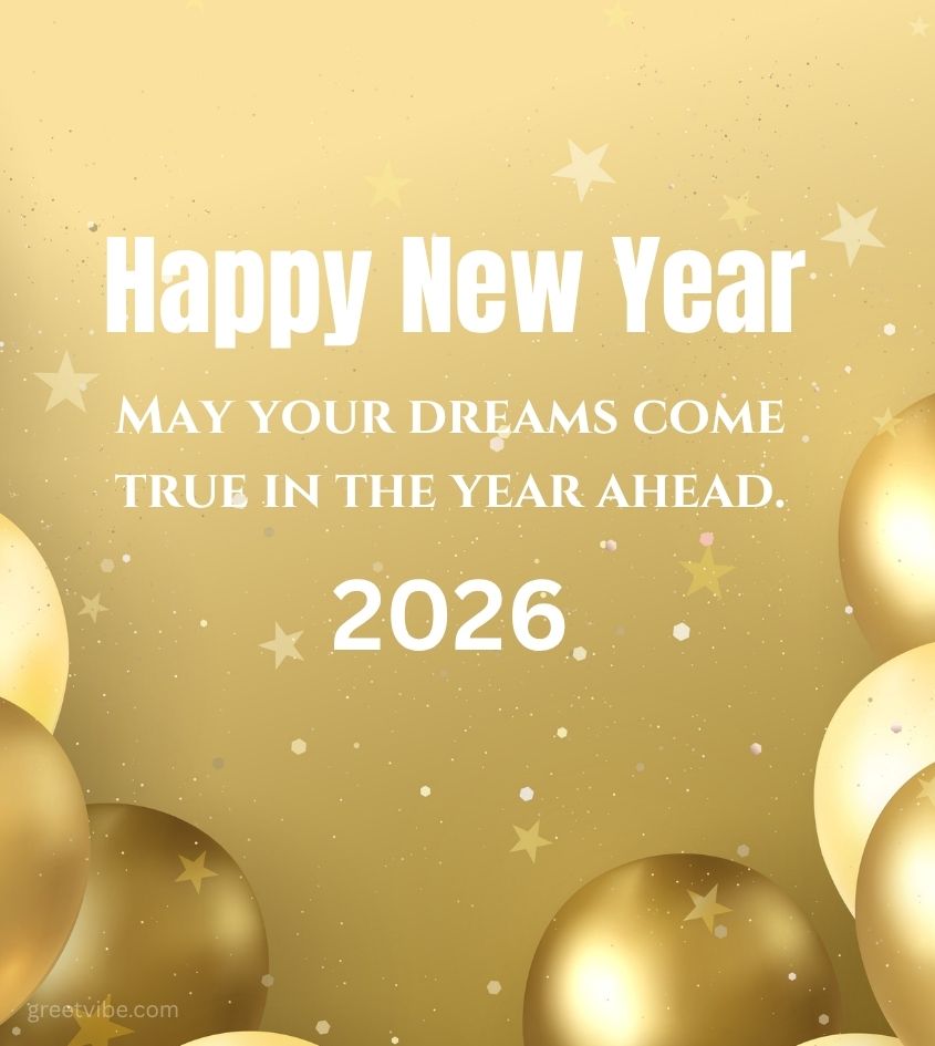 2026 Happy New Year Greetings pics for status