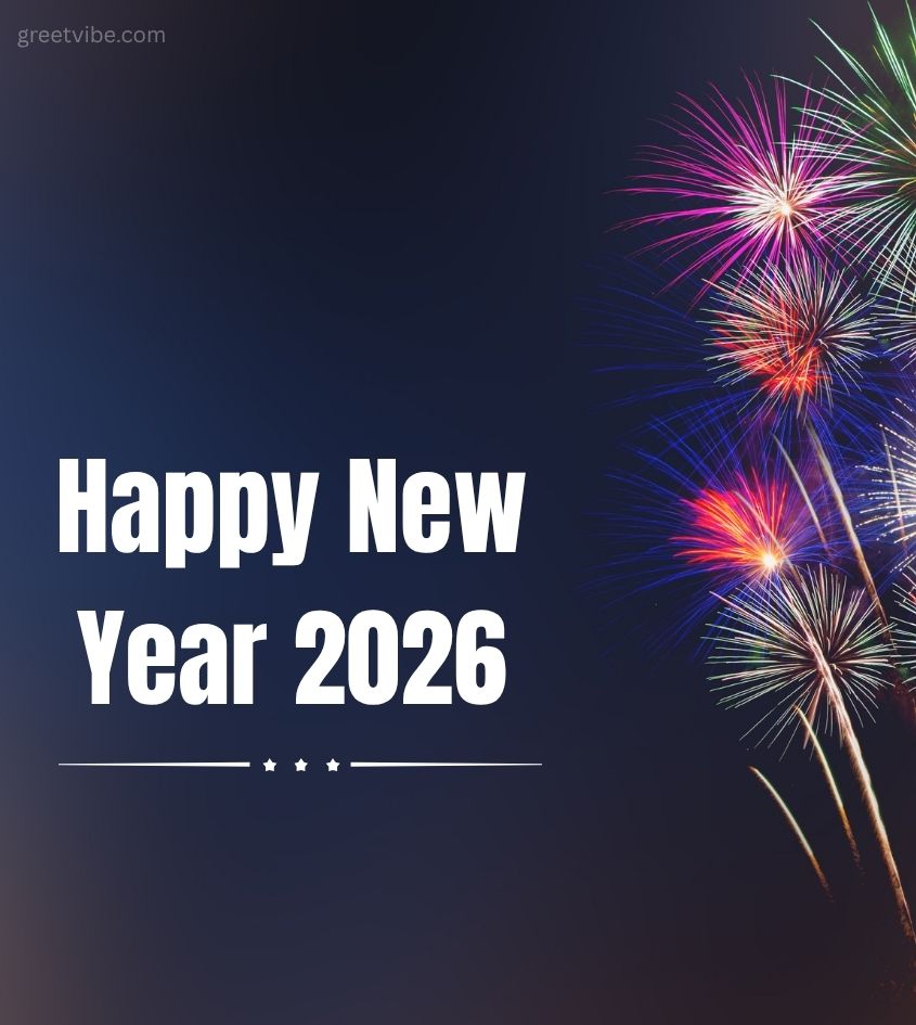 Happy New Year Greetings 2026 Pics