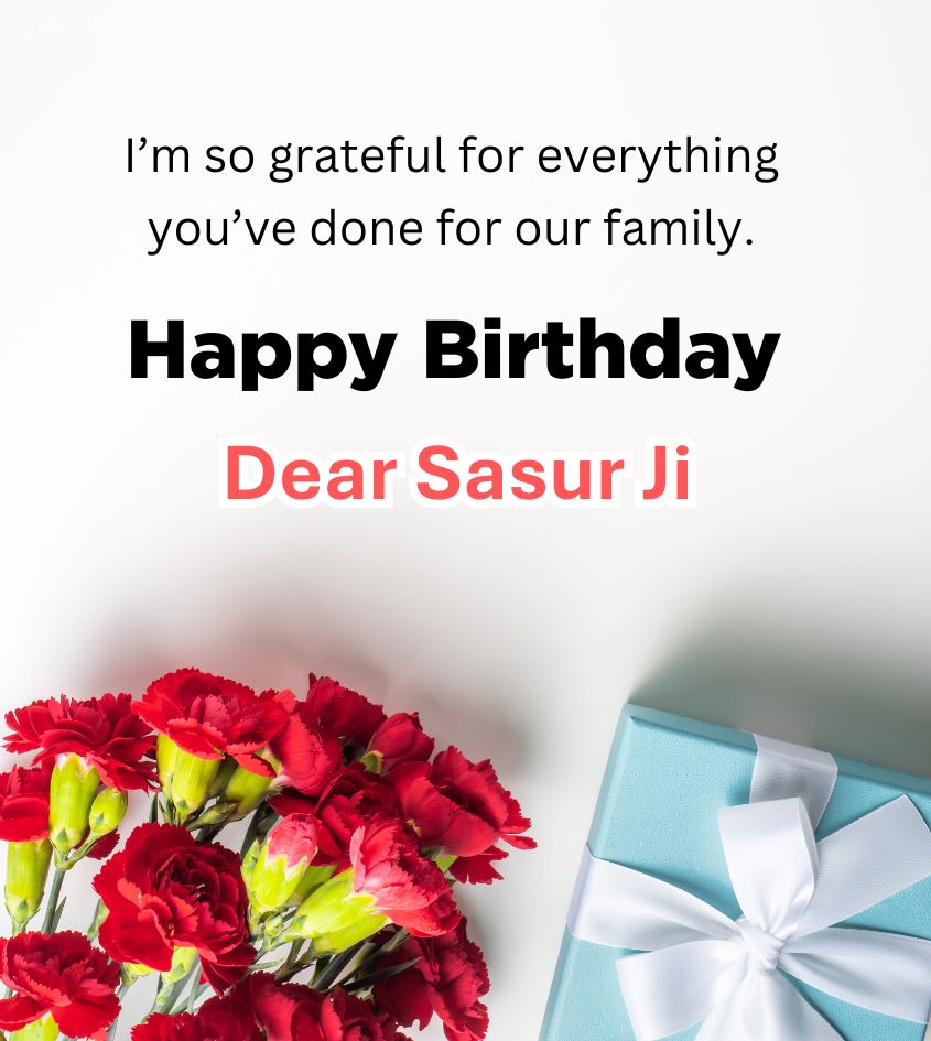 Birthday Images for sasur ji