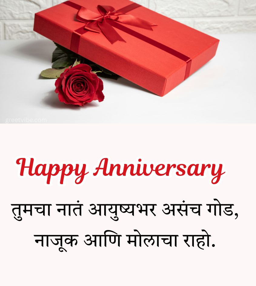 Heartfelt Anniversary Images in Marathi for Couple