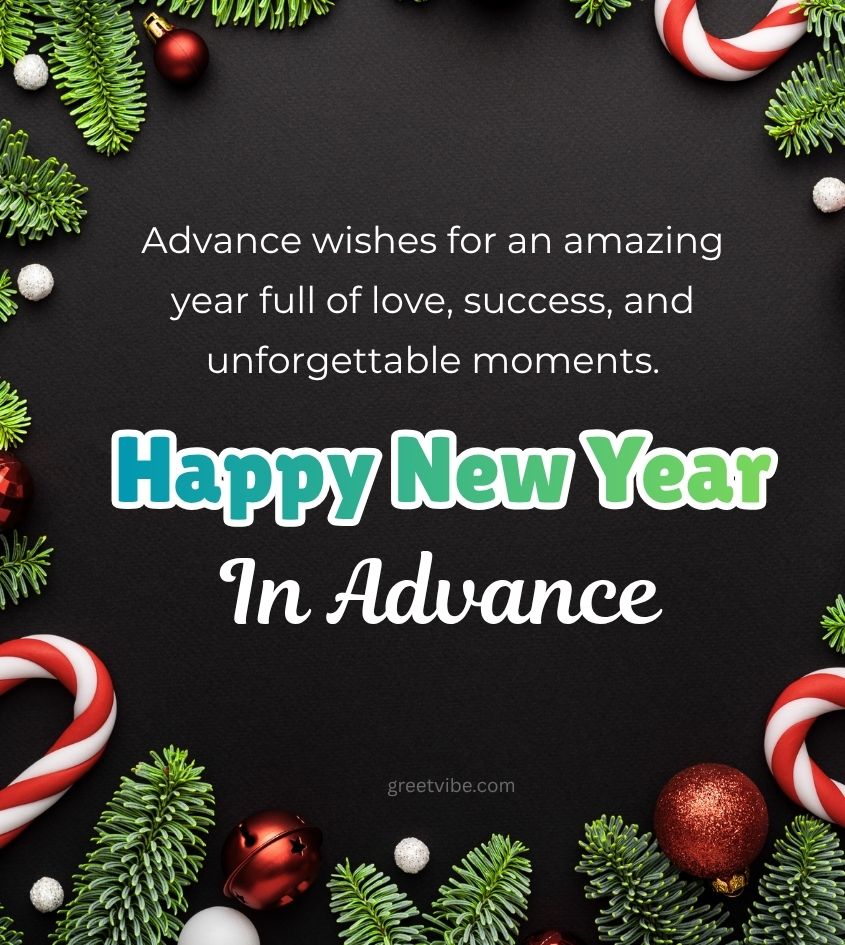 Happy New Year Greetings in Advance for Status