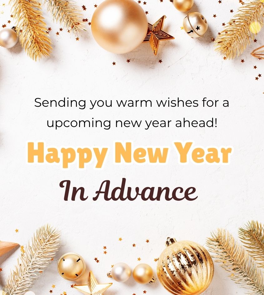 Happy New Year Quotes in Advance