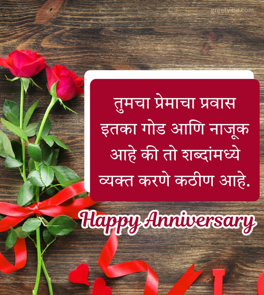 Marriage Anniversary Wishes in Marathi for Couples