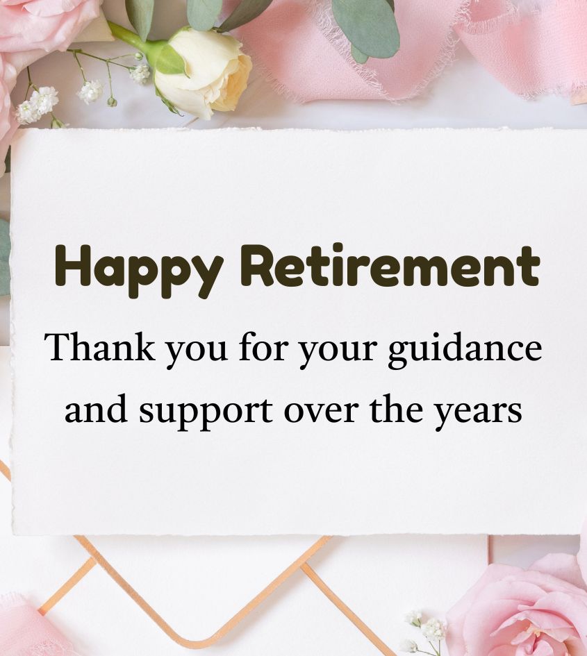 Retirement Wishes for Boss