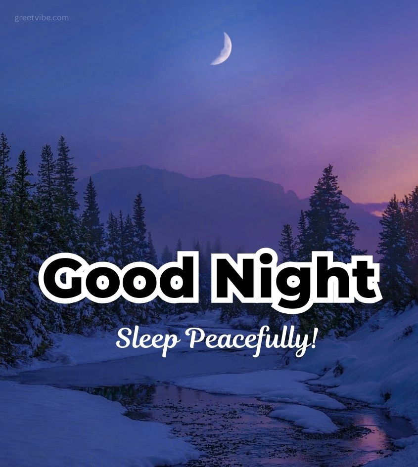Winter Good Night Images