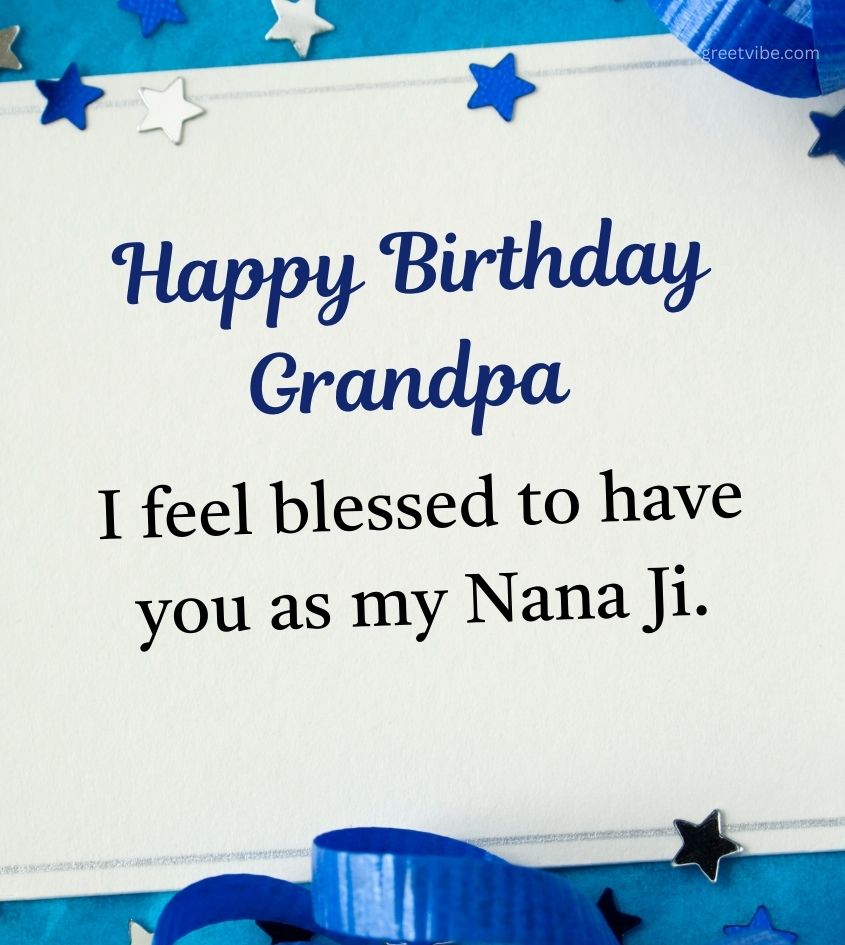 Happy Birthday Wishes for Nana Ji