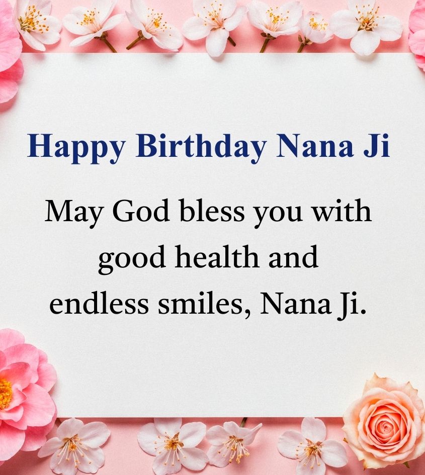 Blessing Birthday Images for Nana Ji