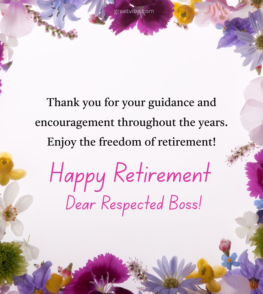 Respectful Retirement Wishes for Boss