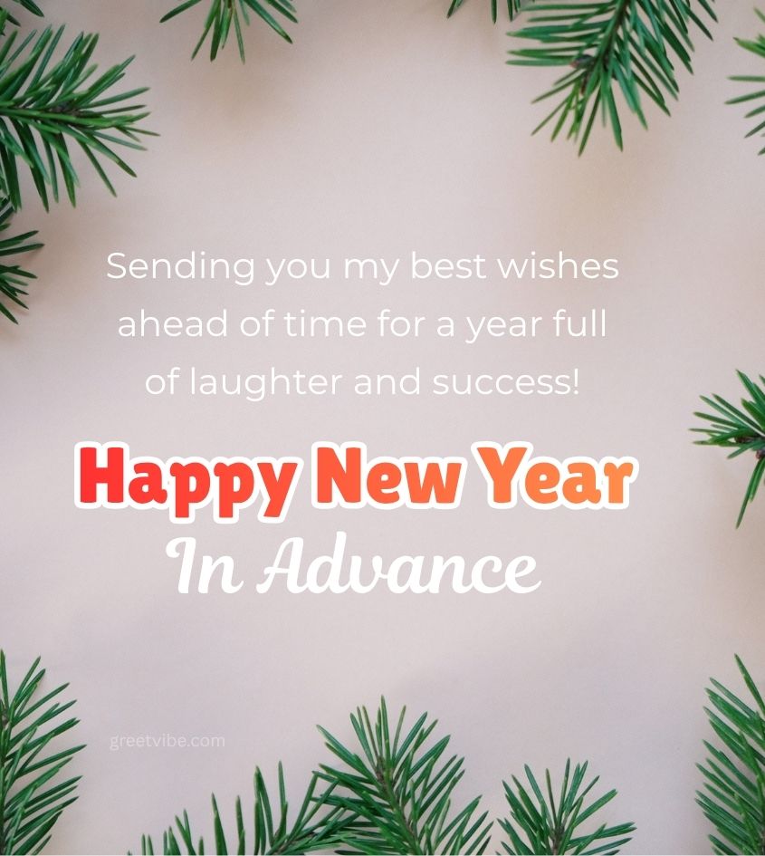 Happy New Year Greetings in Advance 2026