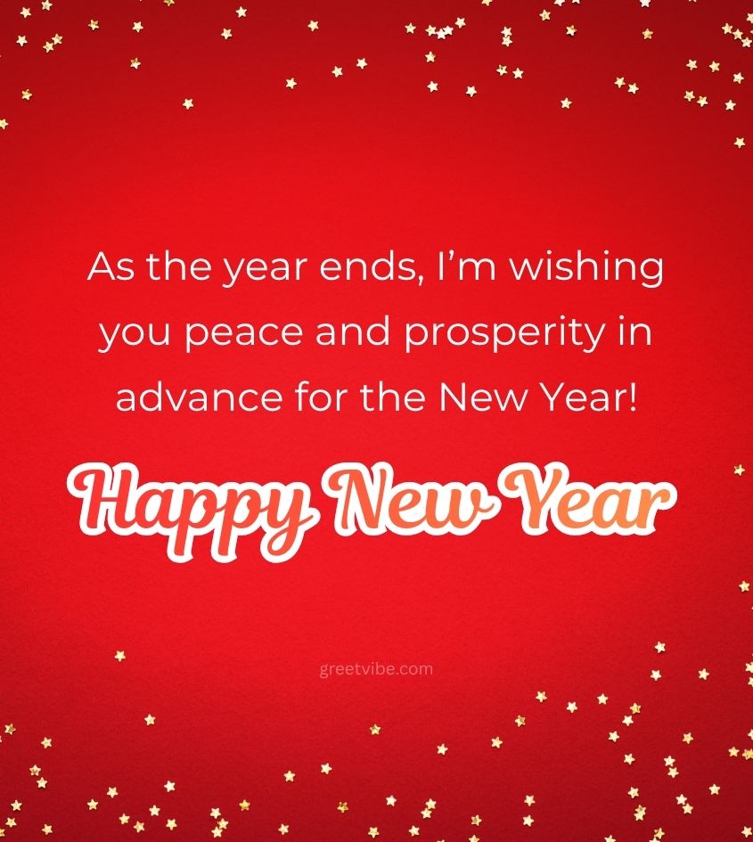 Happy New Year Wishes in Advance for Lover