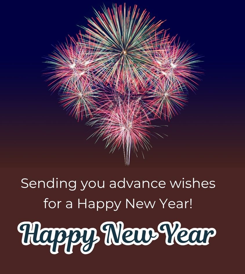 Advance Happy New Year Wishes for Him