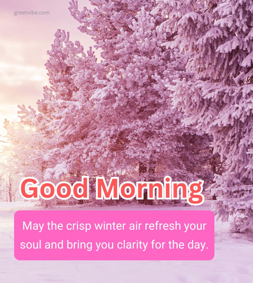 Inspiring Good Morning Winter Images for Status