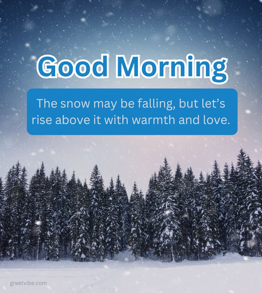 Good Morning Winter Images for Him