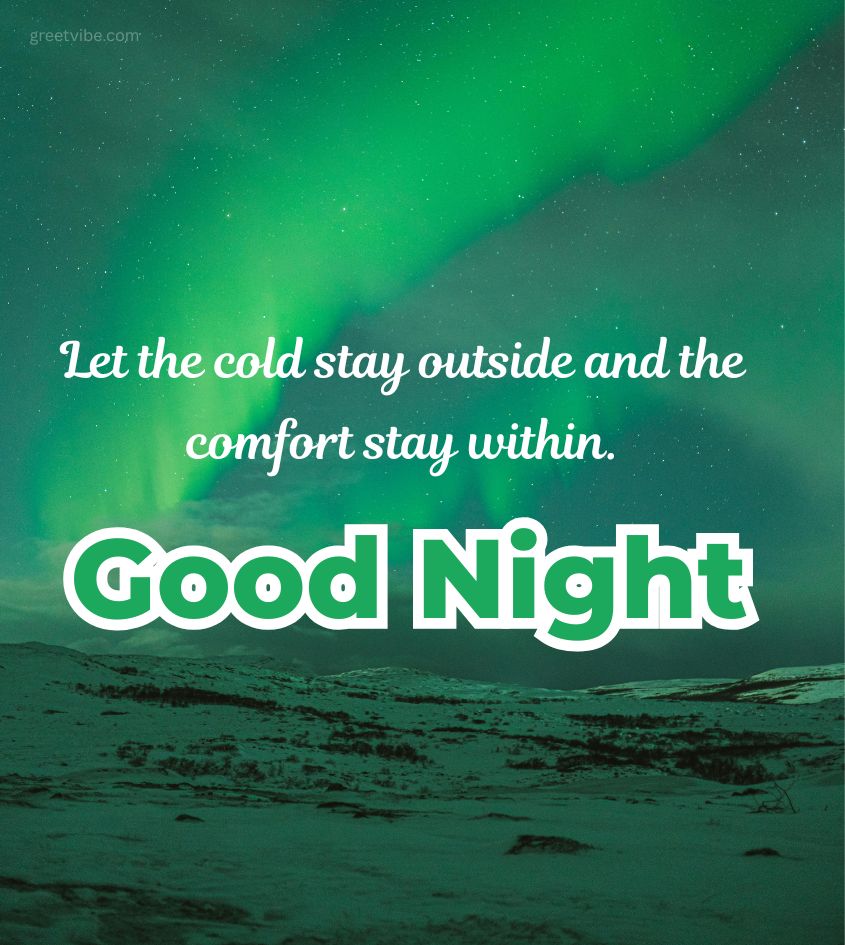 Good Night Images for Winter Season