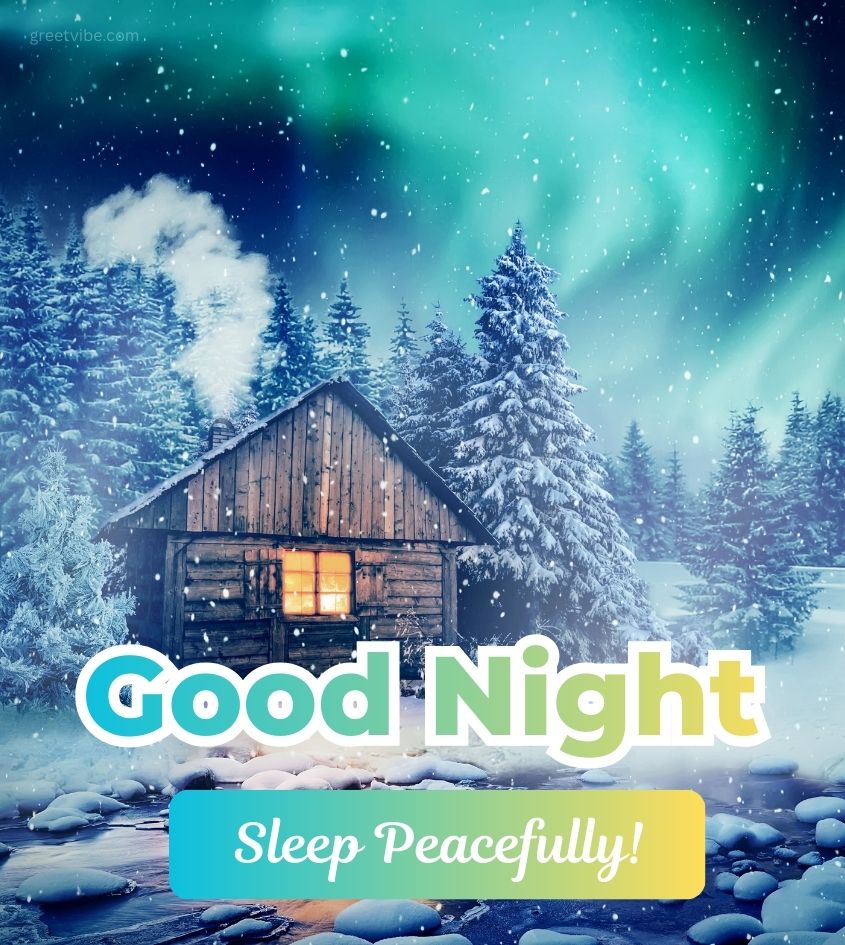 Good Night Pics with Winter Scenery