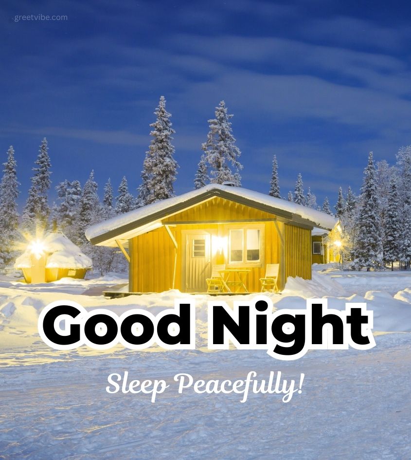 Good Night Winter Pics for Status