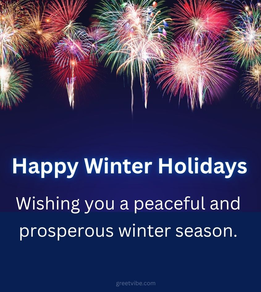 Happy Winter Holidays Greetings