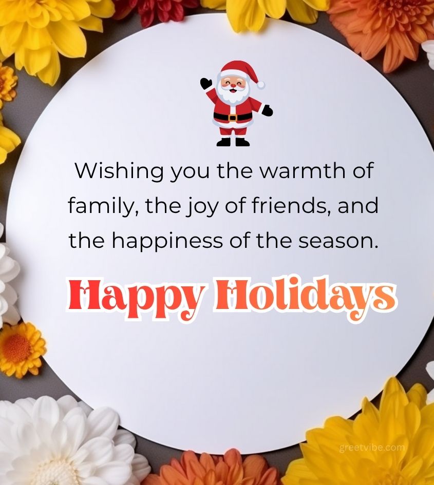 Happy Holidays Wishes for Status