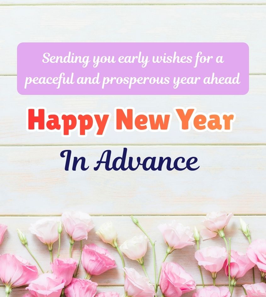Early New Year Wishes