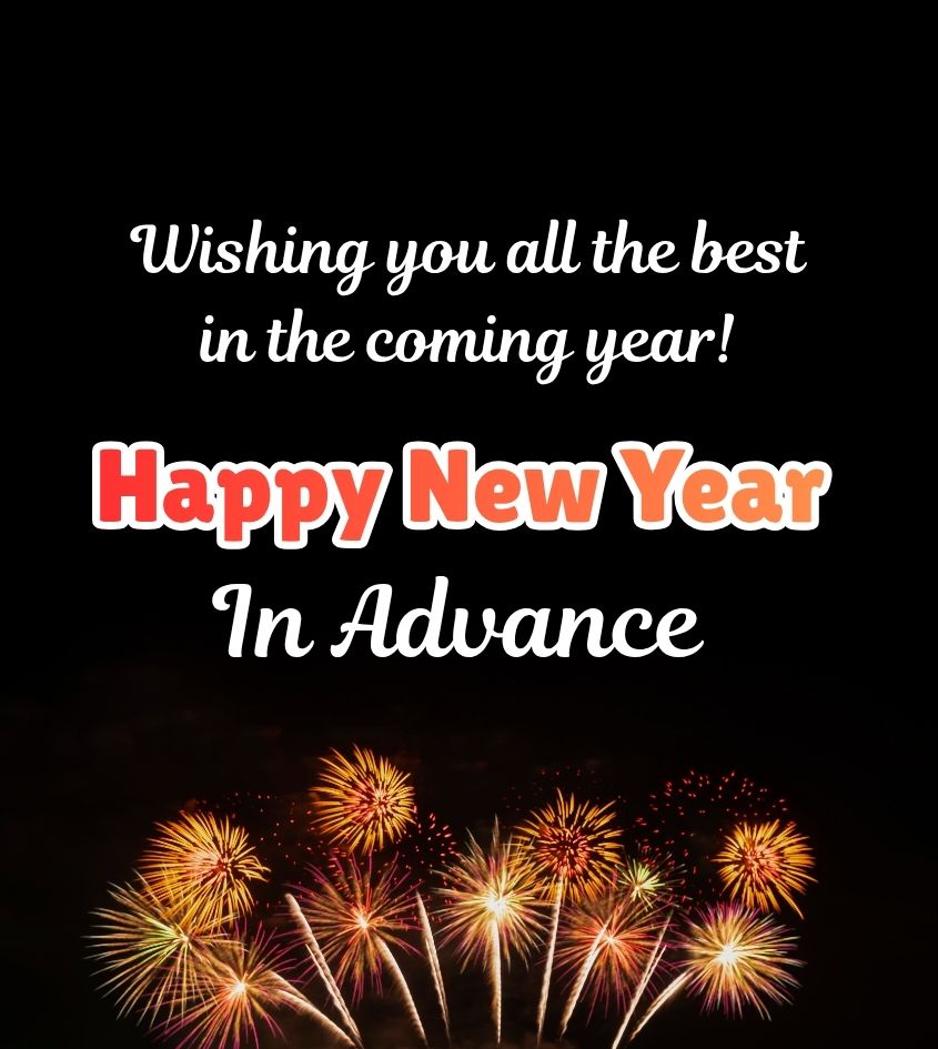 Early Happy New Year Wishes for Husband