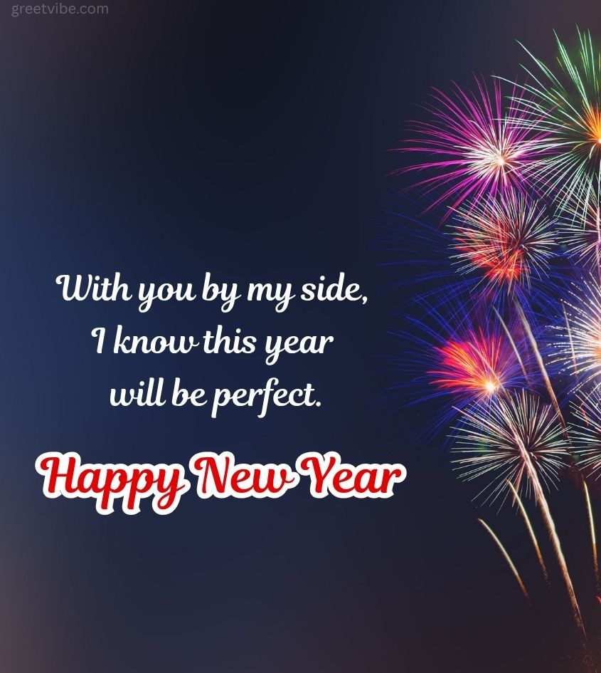 Happy New Year Greetings for Couple