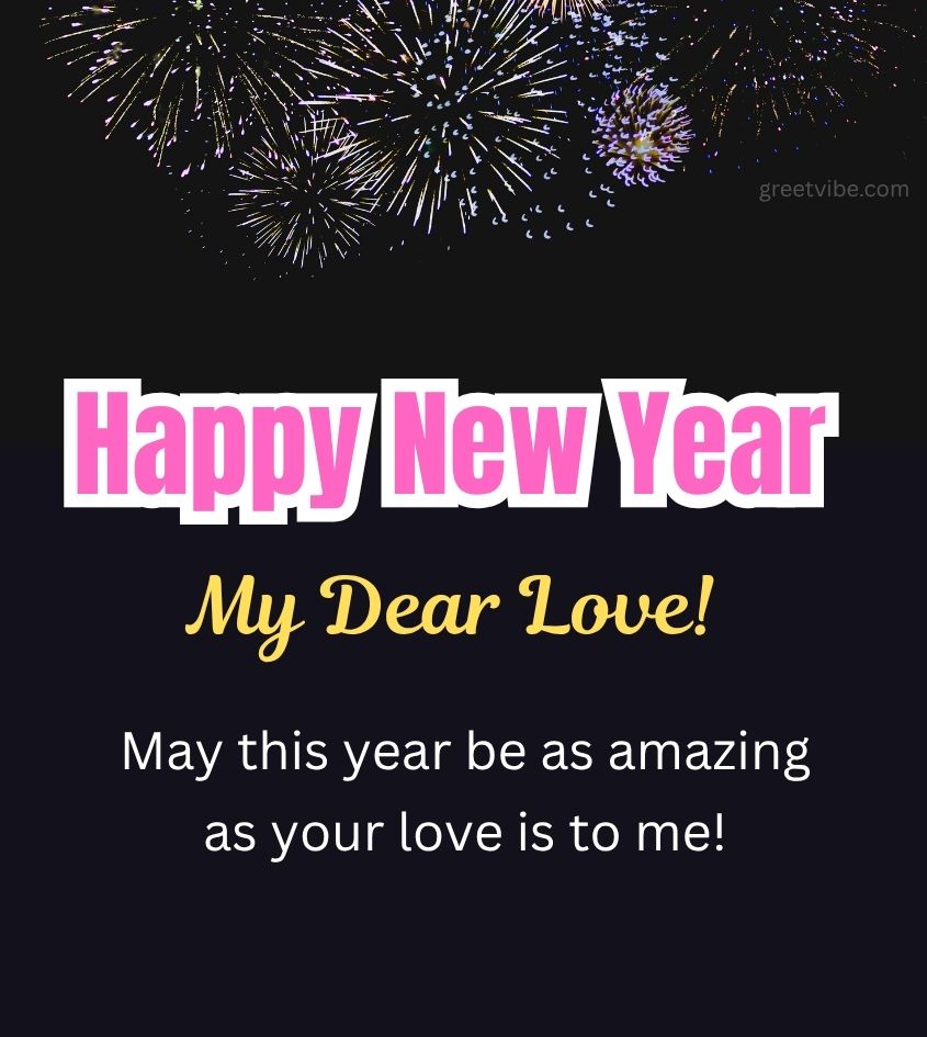Happy New Year Wishes for Boyfriend