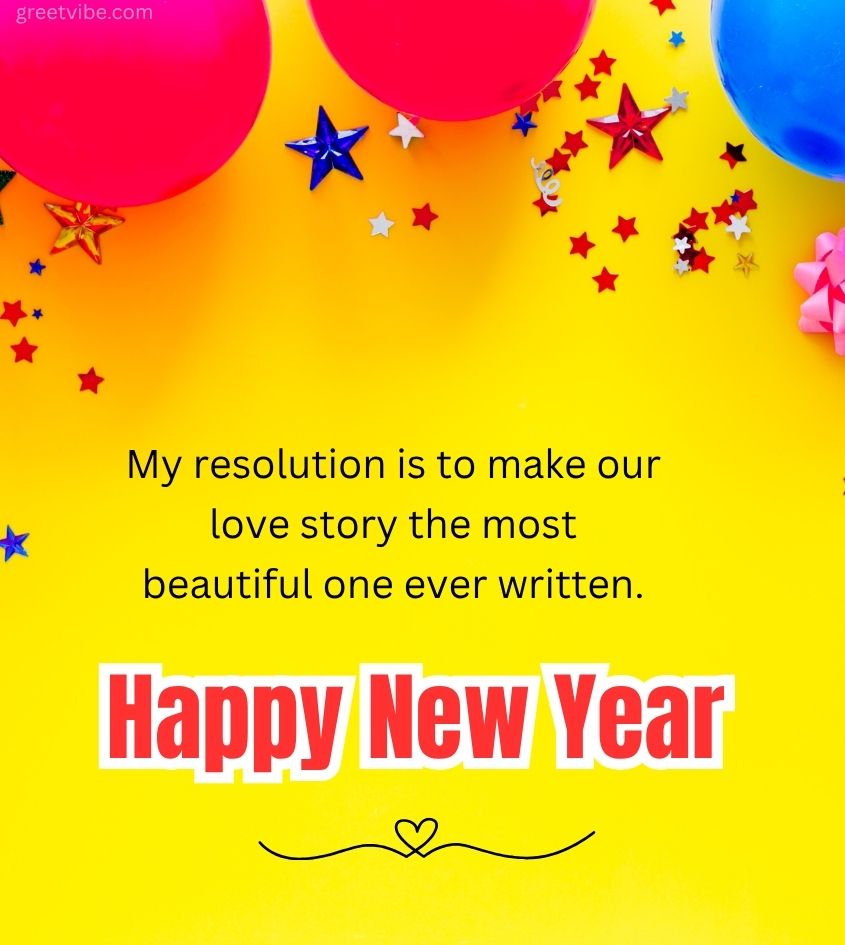 Happy New Year Wishes for Him