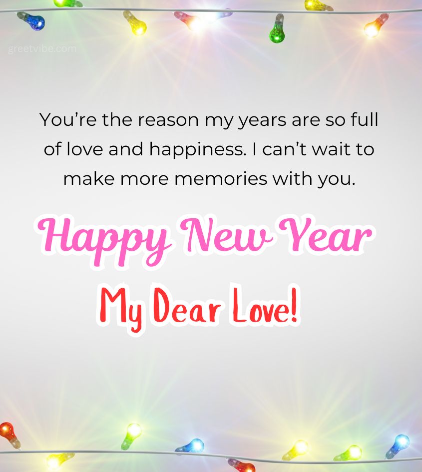 New Year Wishes and Greetings for Him