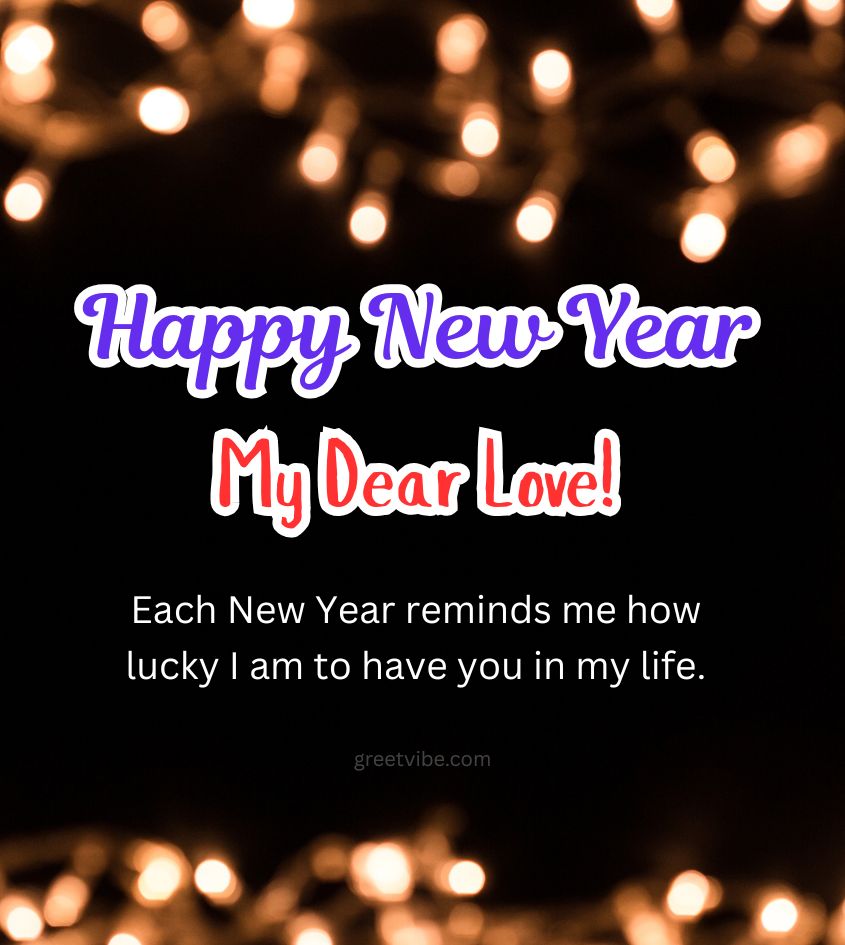 Love Happy New Year Greetings
