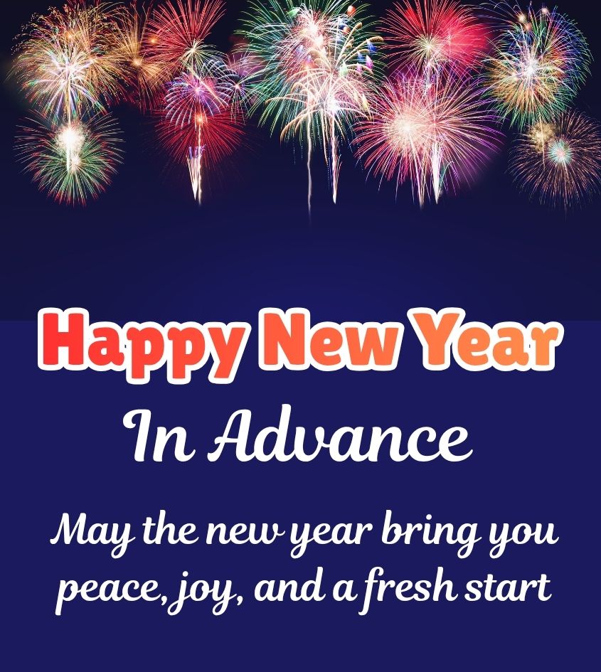 Happy new year greetings in advance