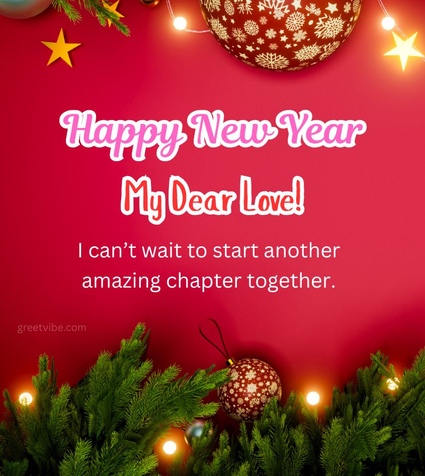 Happy New year Love Greetings for Status