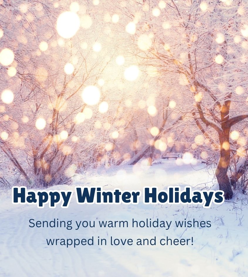 Happy Winter Holidays Wishes for Friends