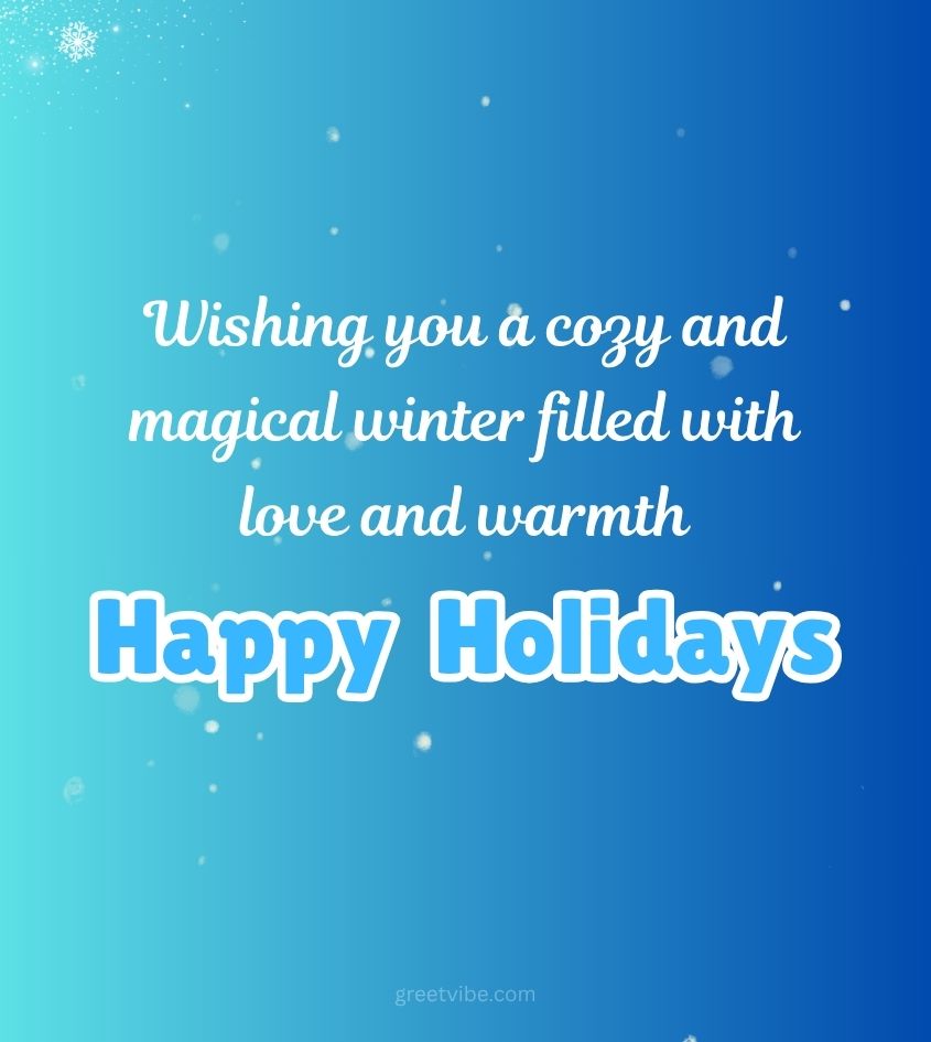 Happy Holidays Wishes