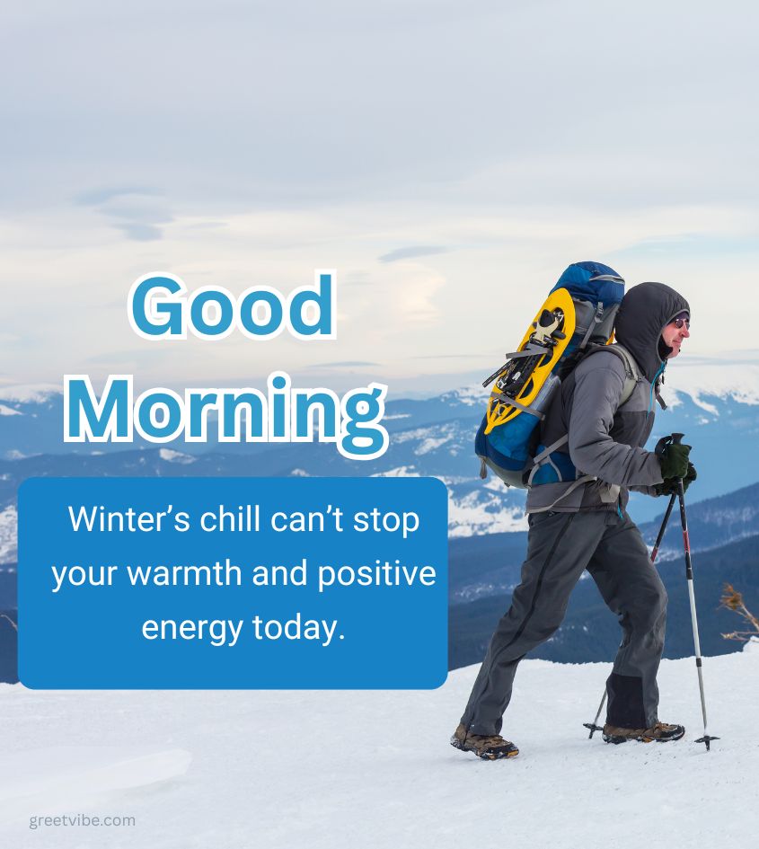 Motivational Good Morning Quotes for Winter Season