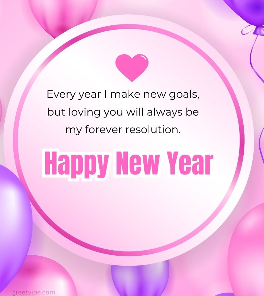 2026 New year Love Greetings for Lover
