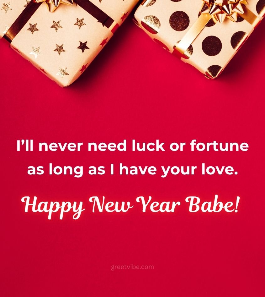 New year Love Greetings for Lover