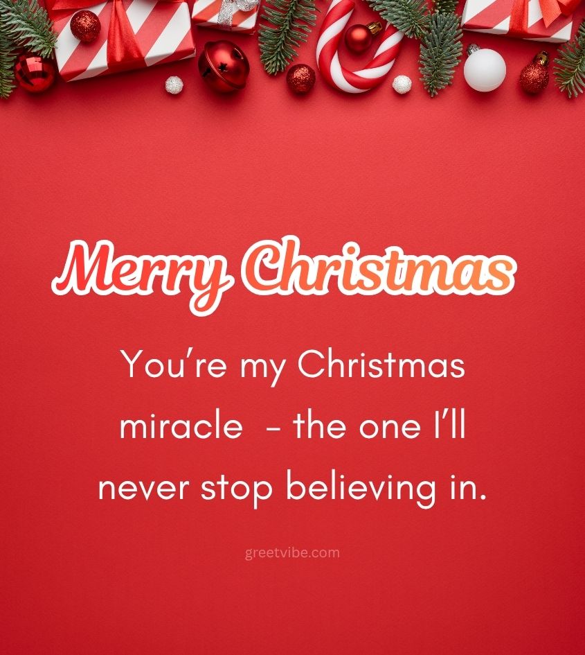 Merry Christmas Wishes for Lover