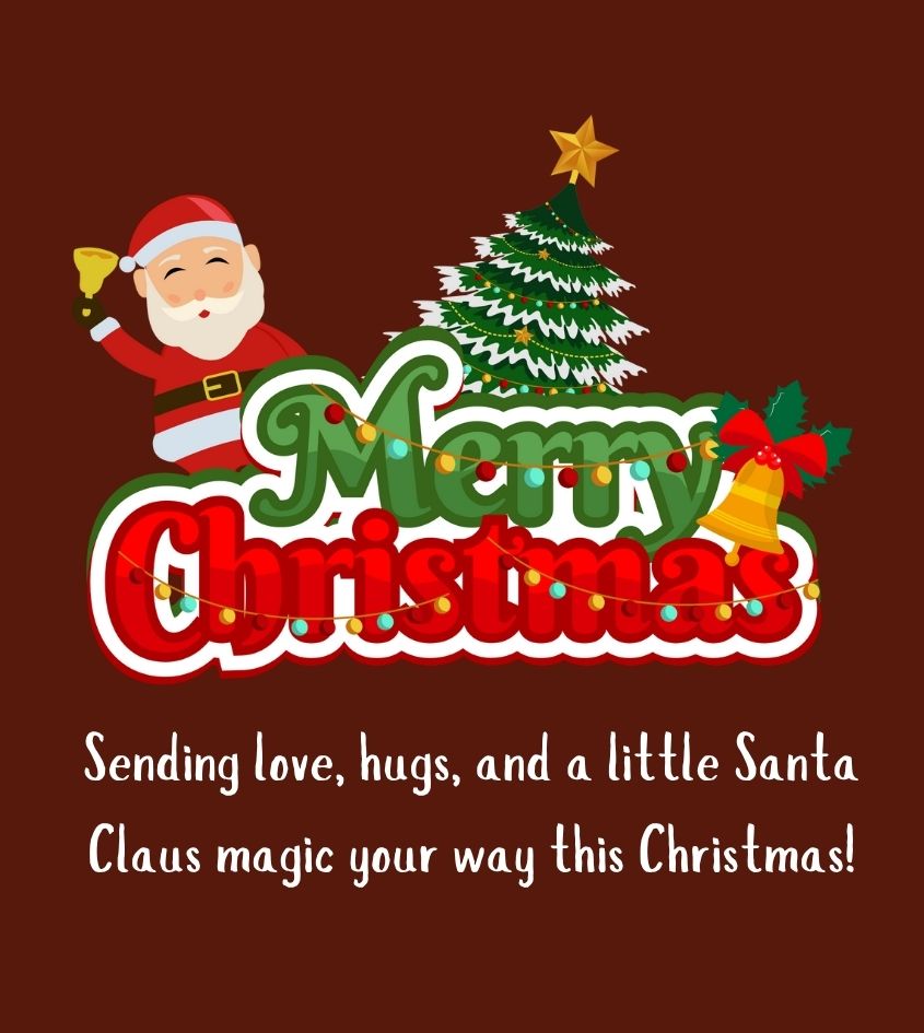 Merry Christmas Santa Claus Greetings