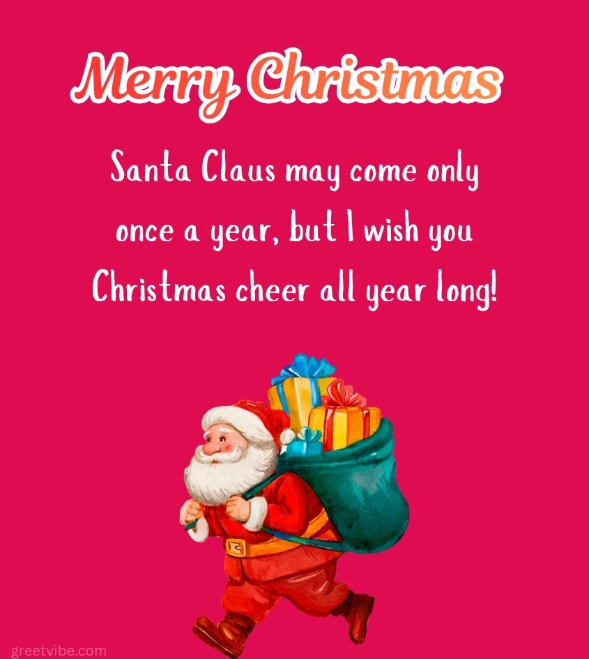 Merry Christmas Santa Claus Wishes