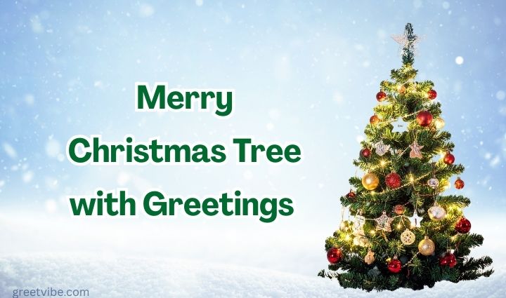 Merry Christmas Tree greeting