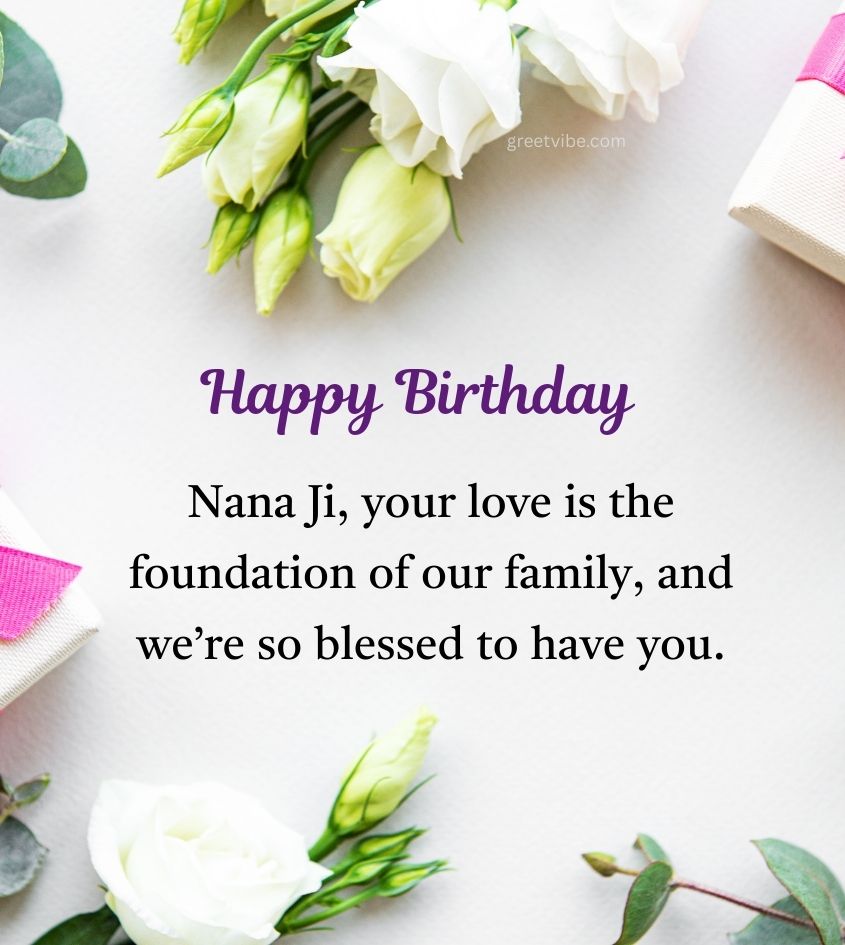 Touching Birthday Wishes for Nana