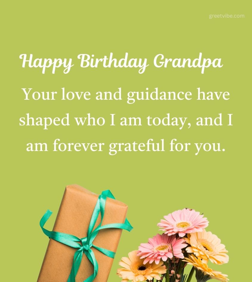 Happy Birthday wishes for grandpa with beautiful lines