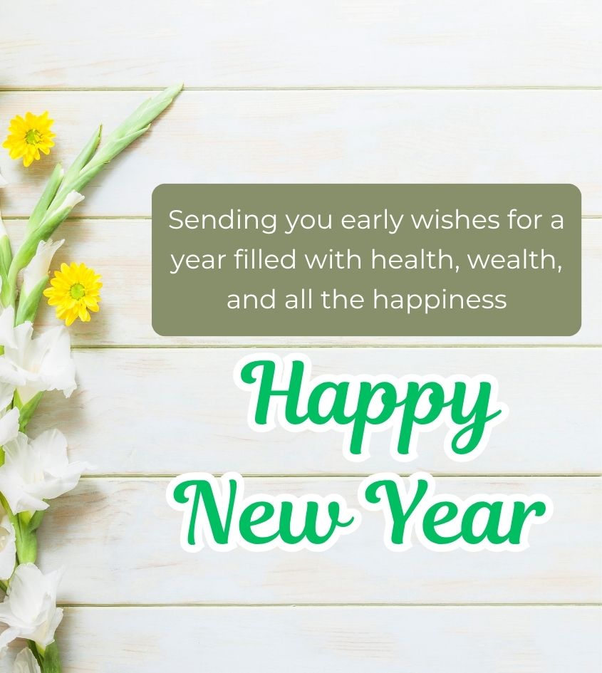 Heart Touching Early New Year Wishes for Wife