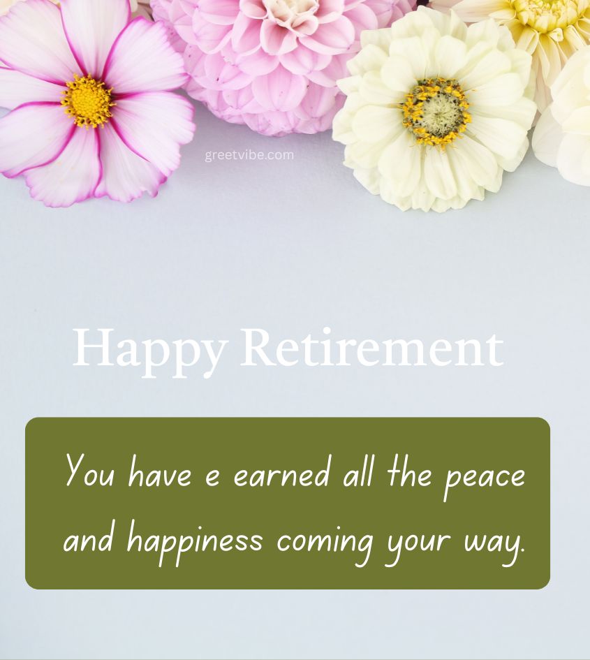Retirement Greetings with inspiring Quotes for Boss
