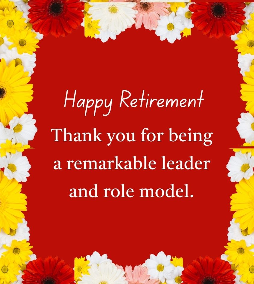 Happy Retirement Wishes for Leader Boss