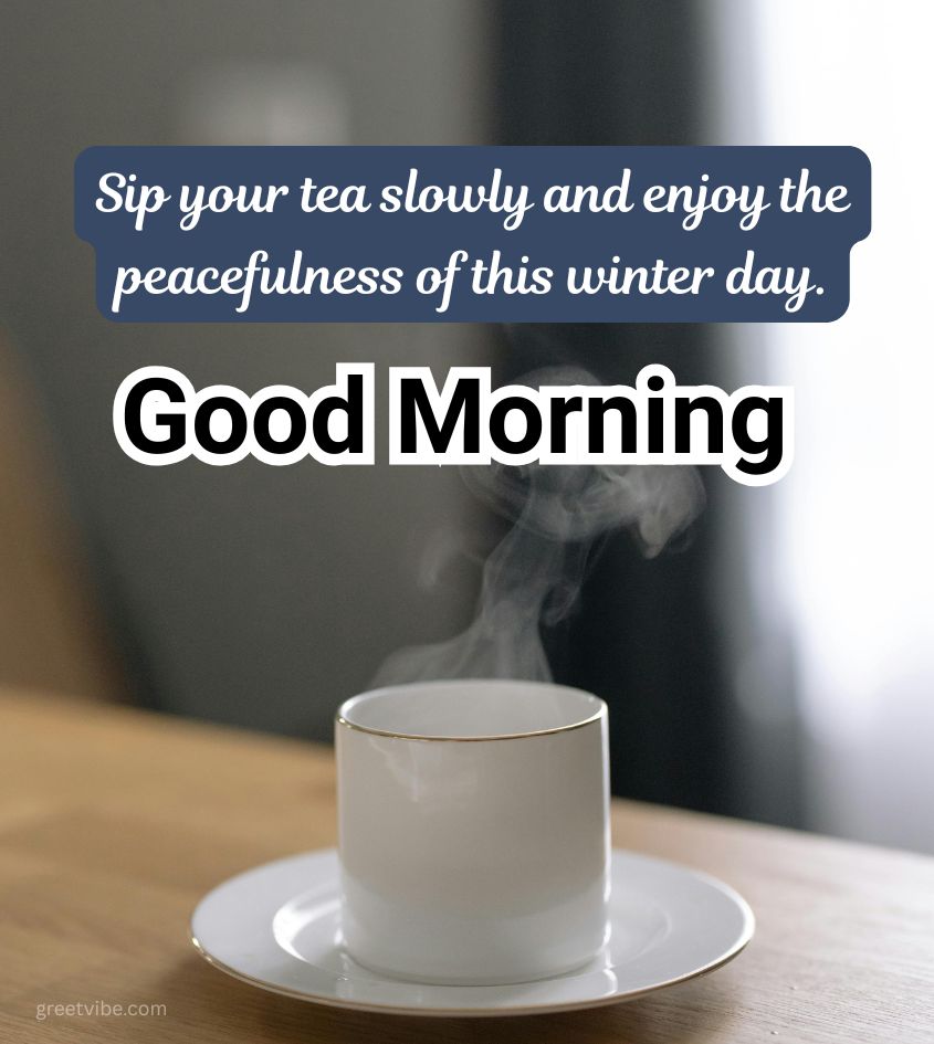 Good Morning Wishes for Winter
